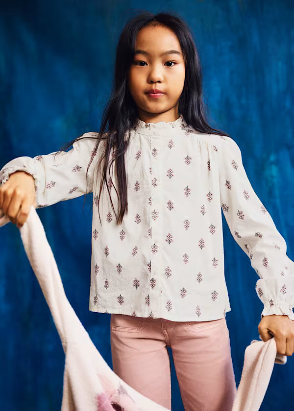 Blusa estampada chica Mayoral