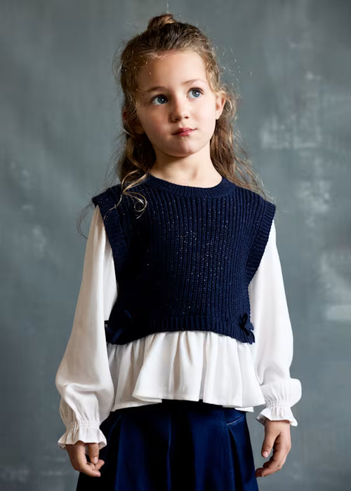 Camisa con top niña Mayoral
