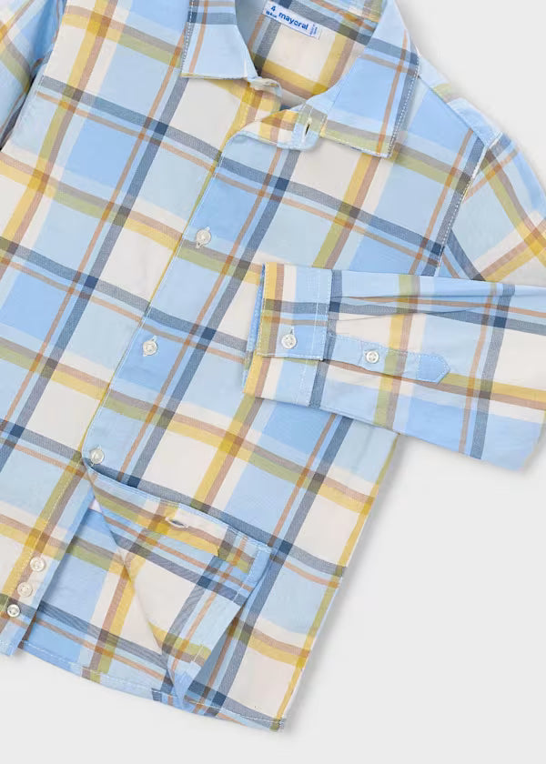 Camisa cuadros niño Mayoral