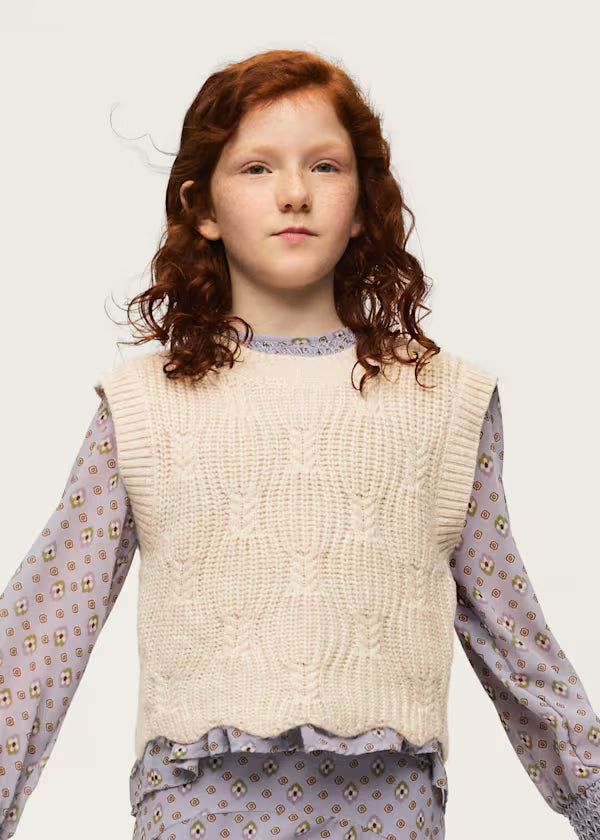 Chaleco tricot chica Mayoral