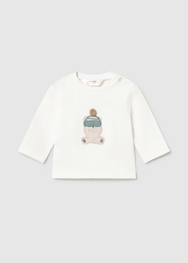 Chándal con sudadera rayas recién nacido Mayoral