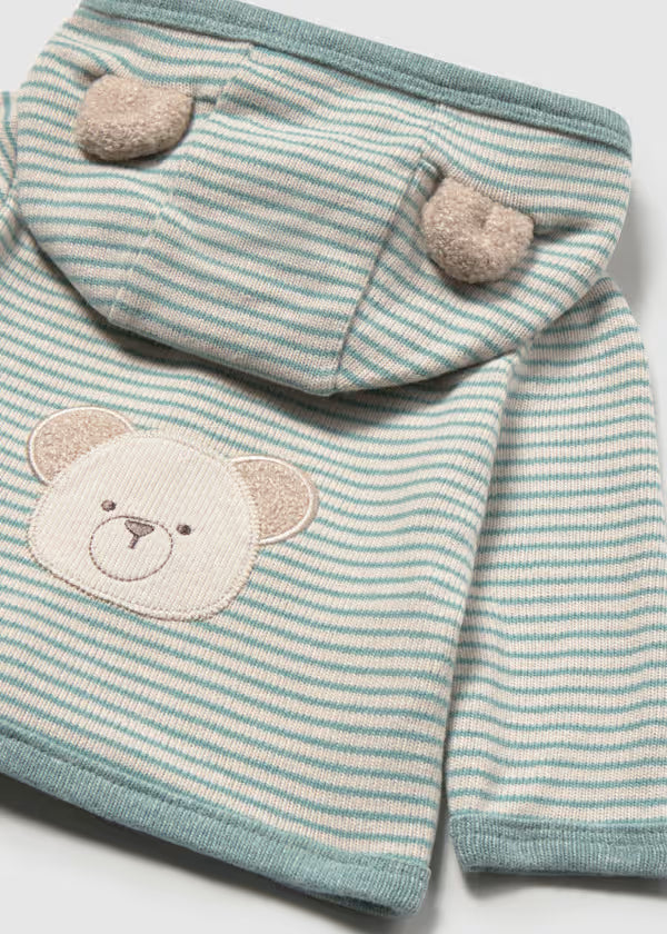 Chándal con sudadera rayas recién nacido Mayoral