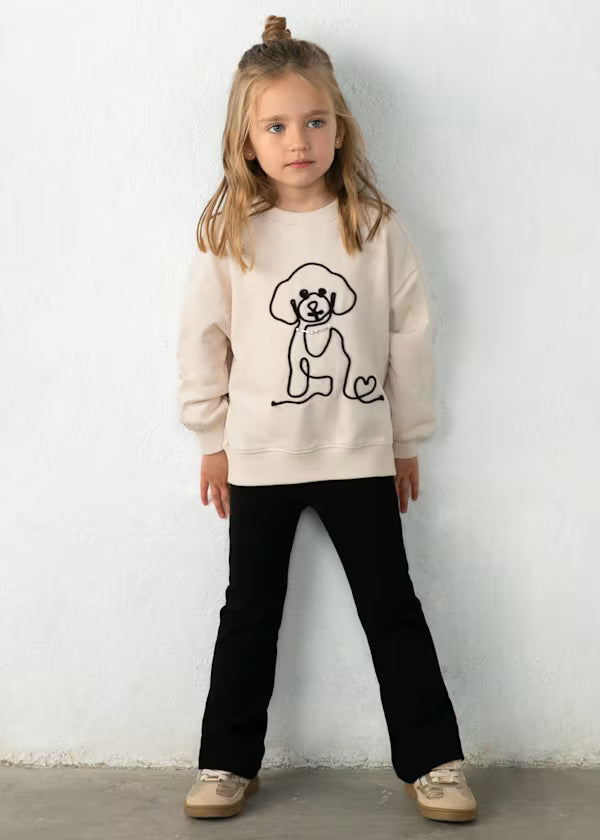Conjunto legging y sudadera perro niña Mayoral