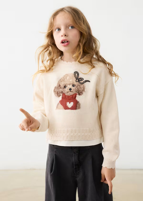 Jersey intarsia niña Mayoral