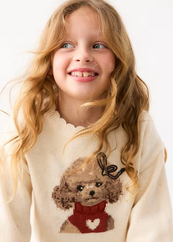 Jersey intarsia niña Mayoral