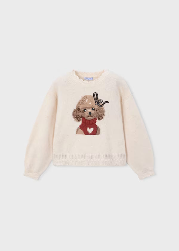 Jersey intarsia niña Mayoral