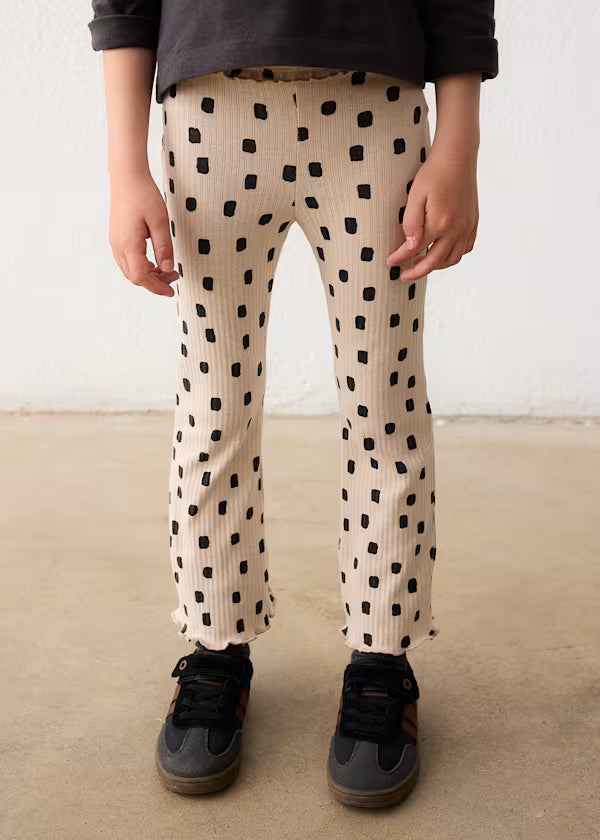 Leggings flare canalé niña Mayoral