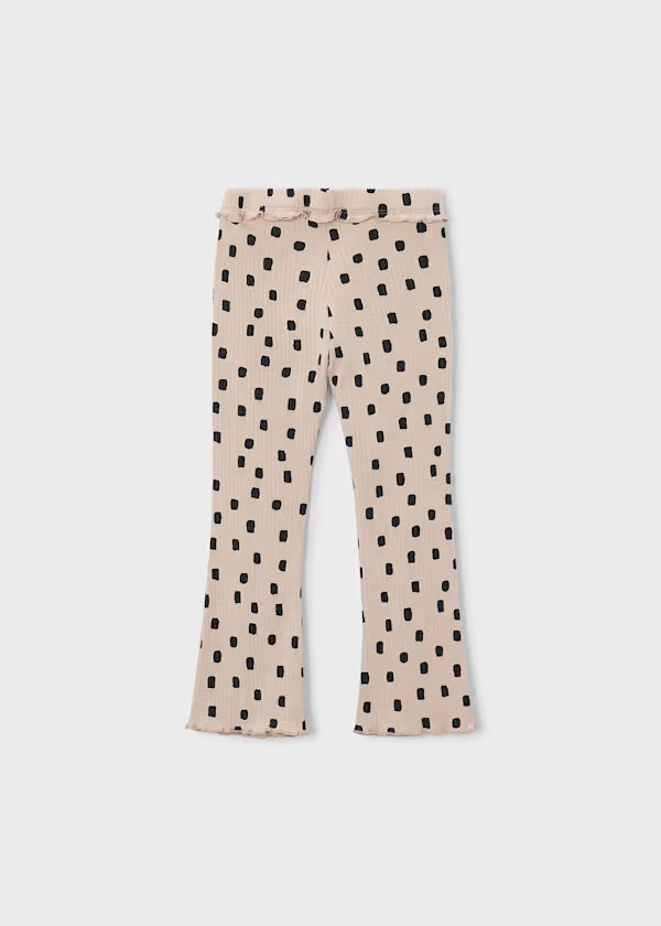 Leggings flare canalé niña Mayoral