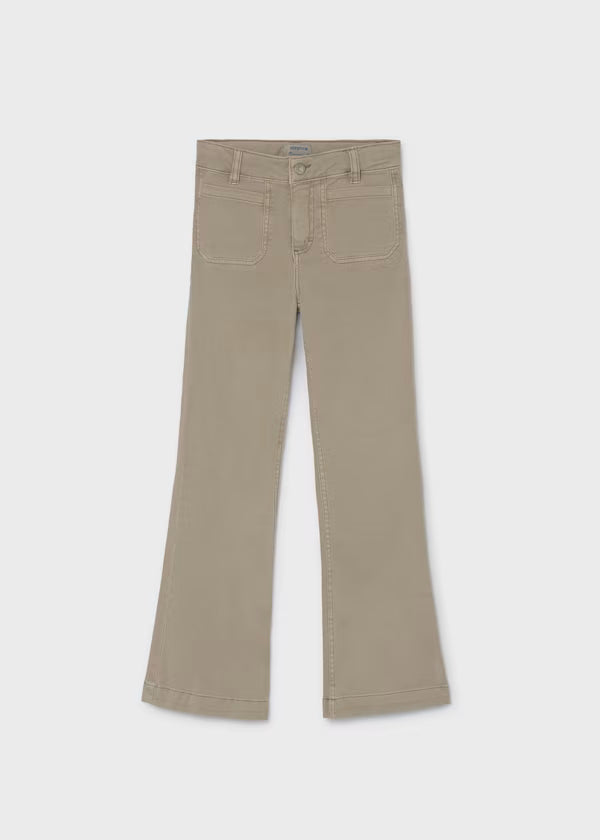 Pantalón flare sarga chica Mayoral