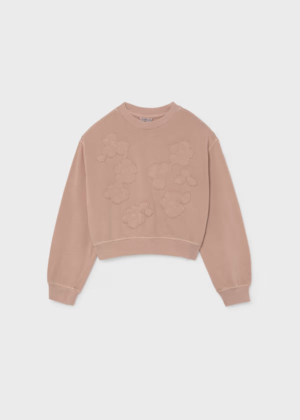 Sudadera bordados chica Mayoral
