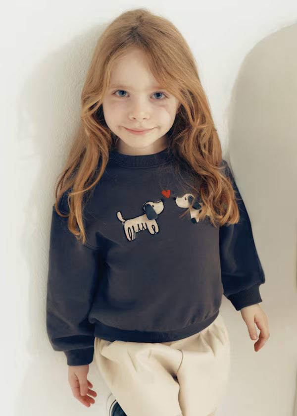 Sudadera perrito niña Mayoral