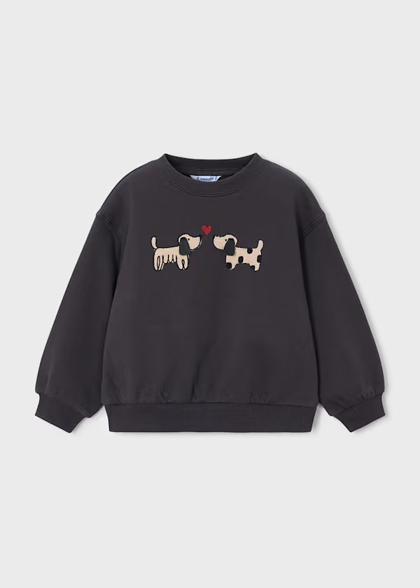Sudadera perrito niña Mayoral