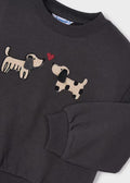 Sudadera perrito niña Mayoral