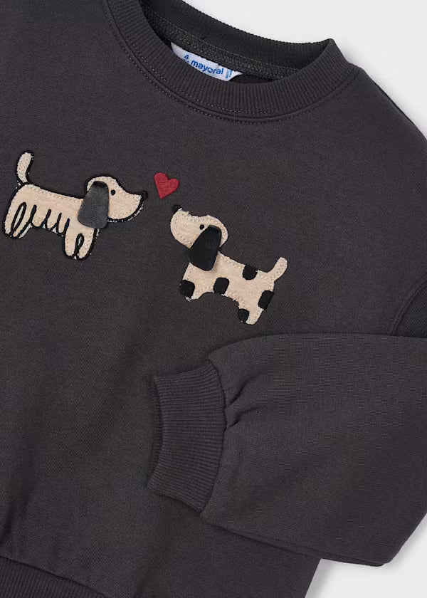 Sudadera perrito niña Mayoral